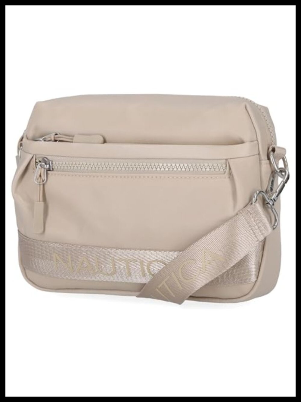 Nylon Crossbody Belt Bag Adjustable Strap Zip Travel Purse